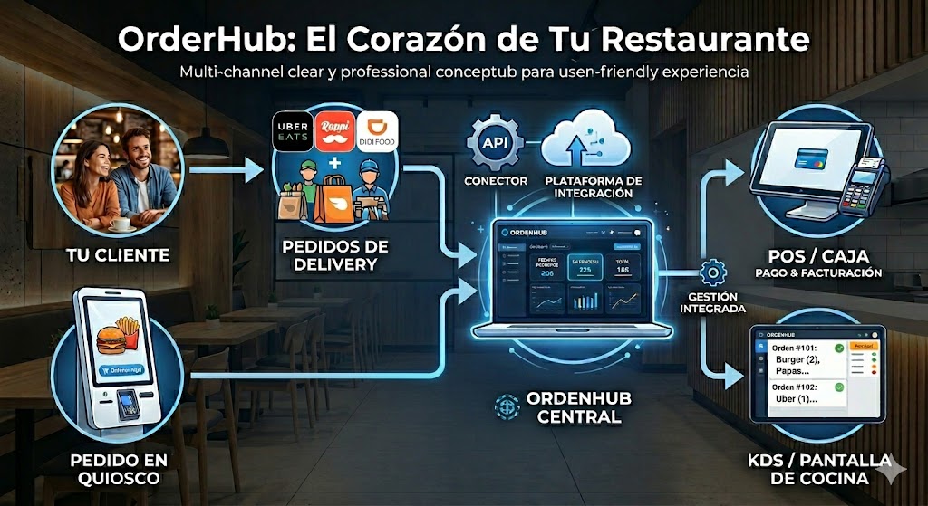 OrderHub: El Corazón de Tu Restaurante — Diagrama